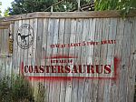 Coastersaurus Warning